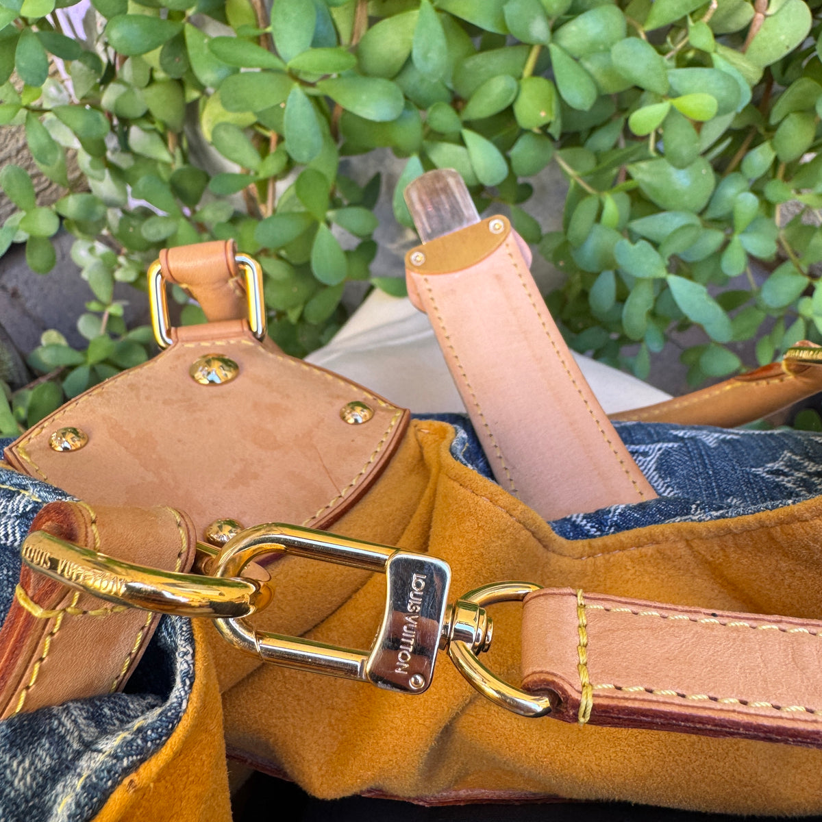 Louis Vuitton Monogram Denim Mahina XL