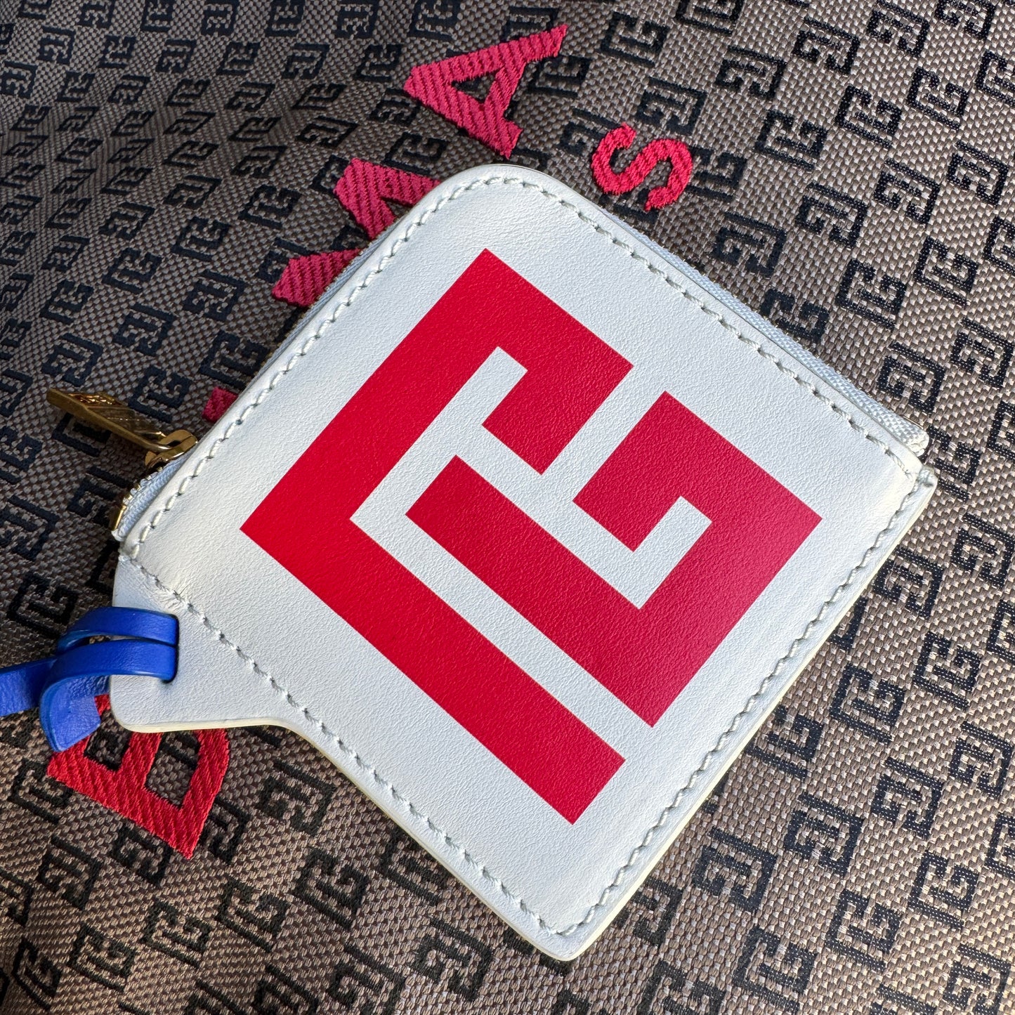 Balmain Monogram Grocery Bag Shopping Tote