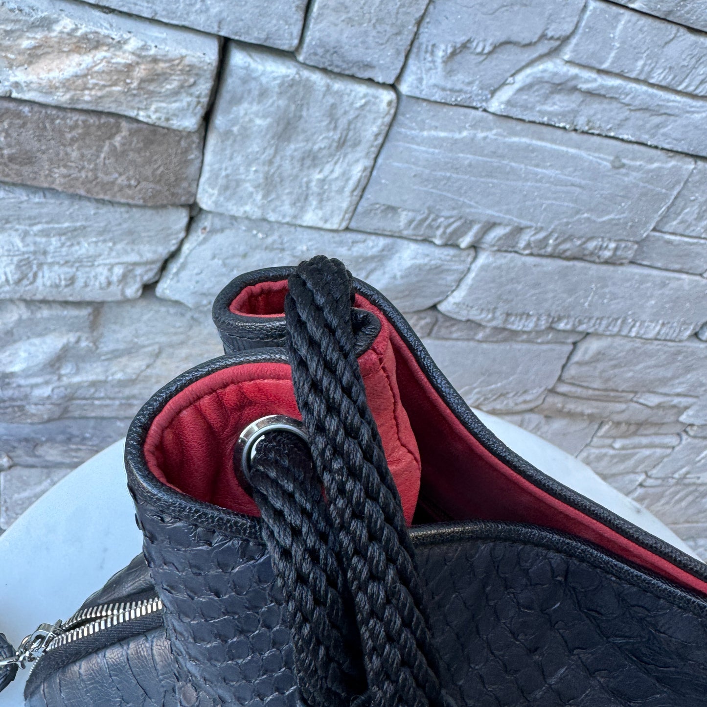Chanel Python Yacht Expandable Hobo