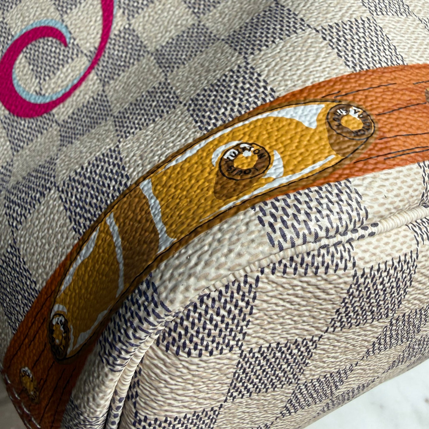 Louis Vuitton Damier Azur Summer Trunks Hawaii Neverfull MM