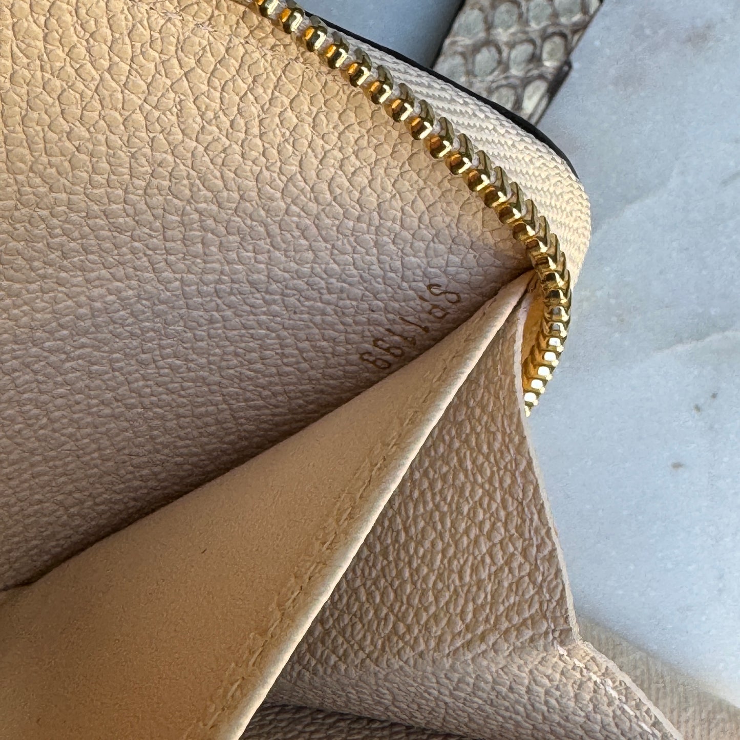 Louis Vuitton Python Empreinte Zippy Wallet