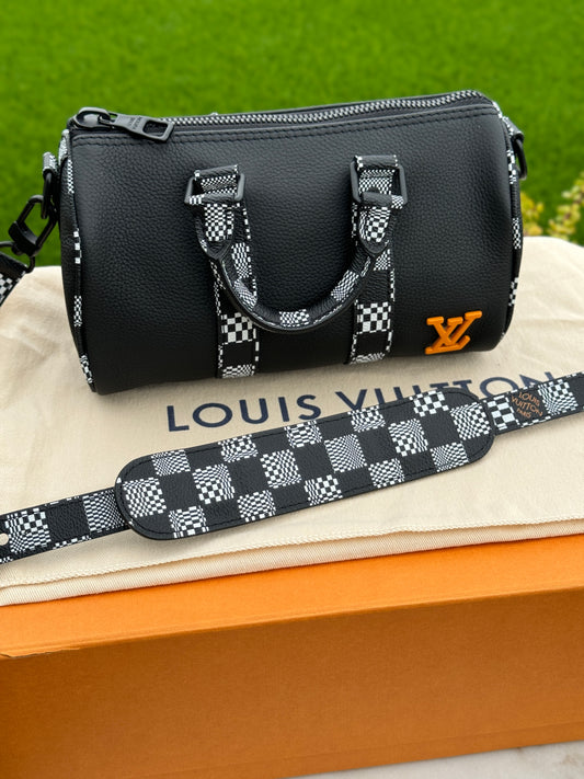 Louis Vuitton City Keepall XS Damier Distorted Boston