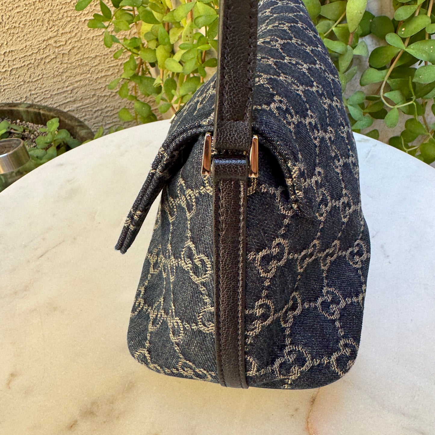 Gucci Madison Medium Denim Shoulder Bag