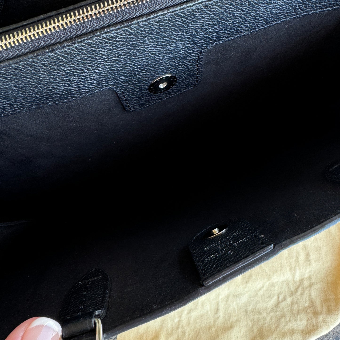 Louis Vuitton Lockmeto Leather Tote