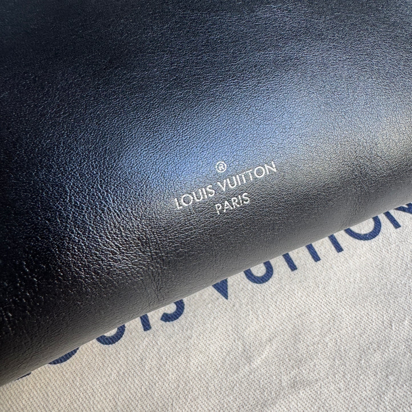 Louis Vuitton Calfskin Leather Soft Slim Trunk Crossbody