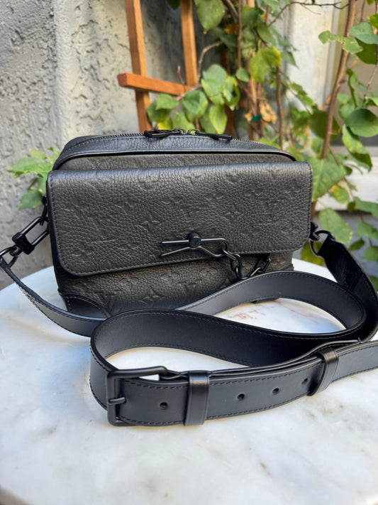 Louis Vuitton Monogram Taurillon Leather Steamer Messenger Crossbody
