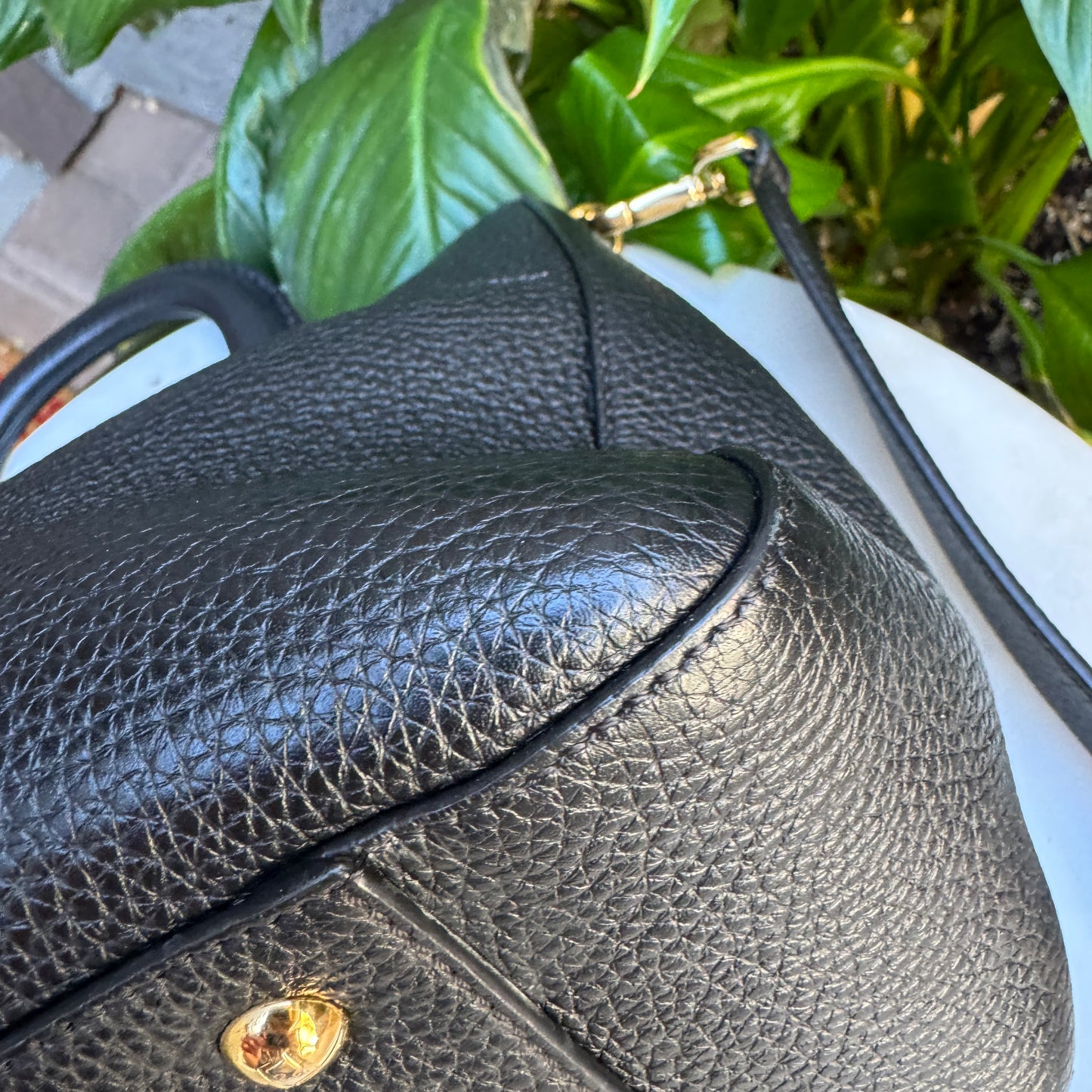 Fendi Vitello Glacier Small FF Tote