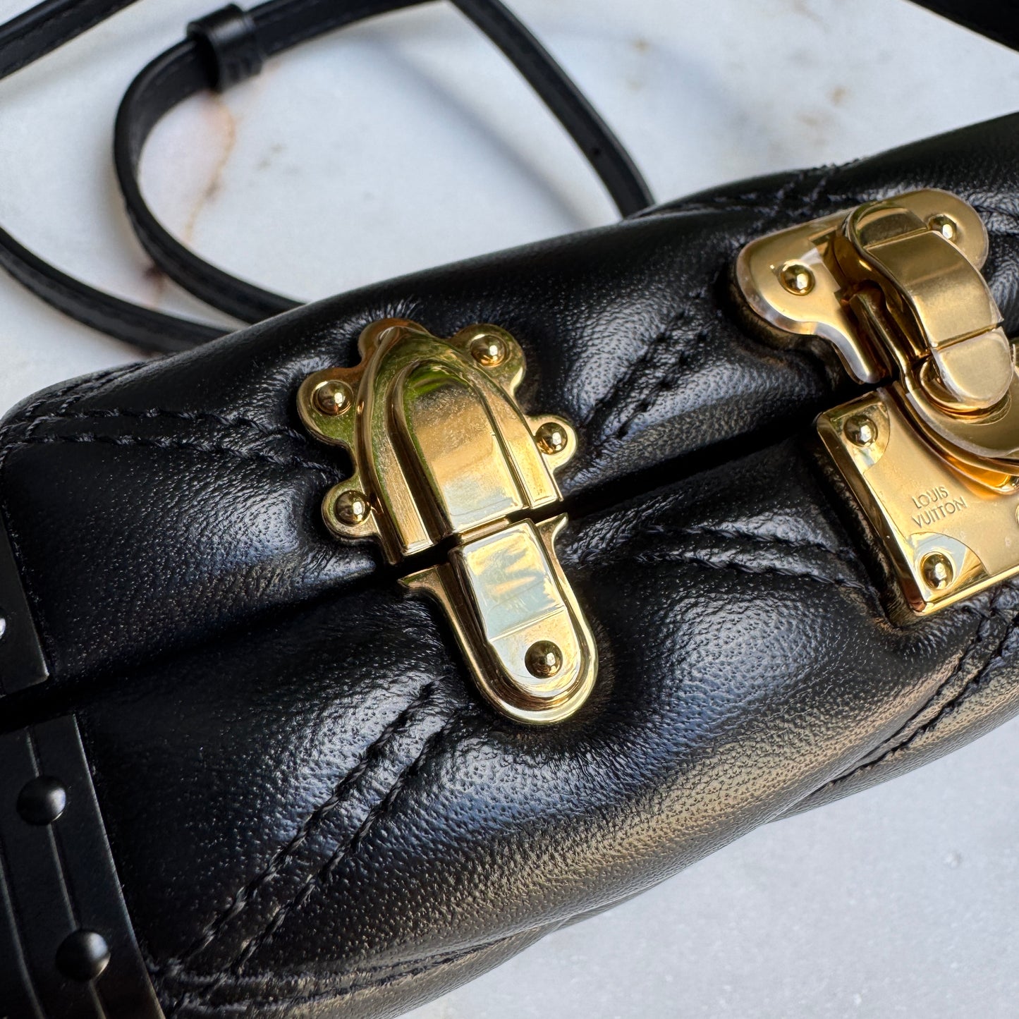 Louis Vuitton Quilted Leather Vanity Case Trunk PM