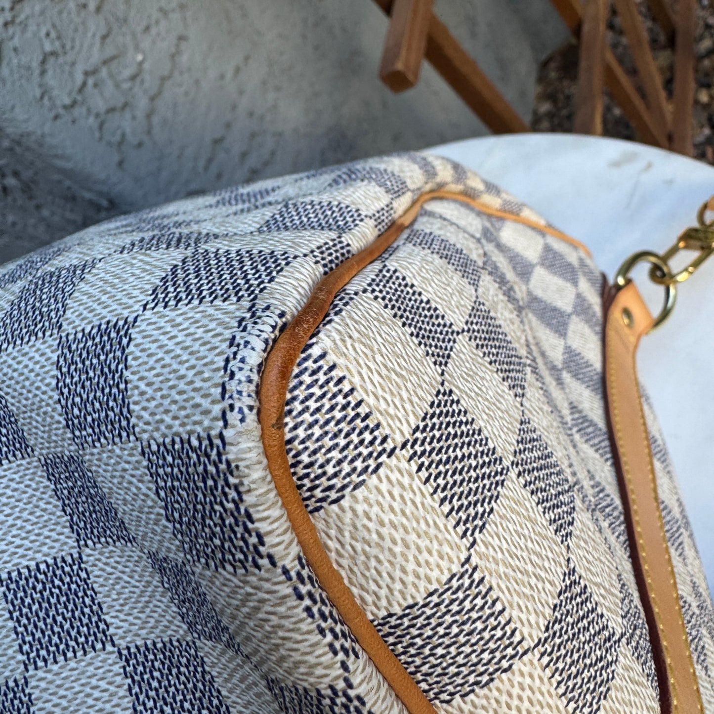 Louis Vuitton Damier Azur Speedy Bandouliere 35