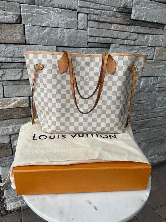 Louis Vuitton Damier Azur Neverfull MM