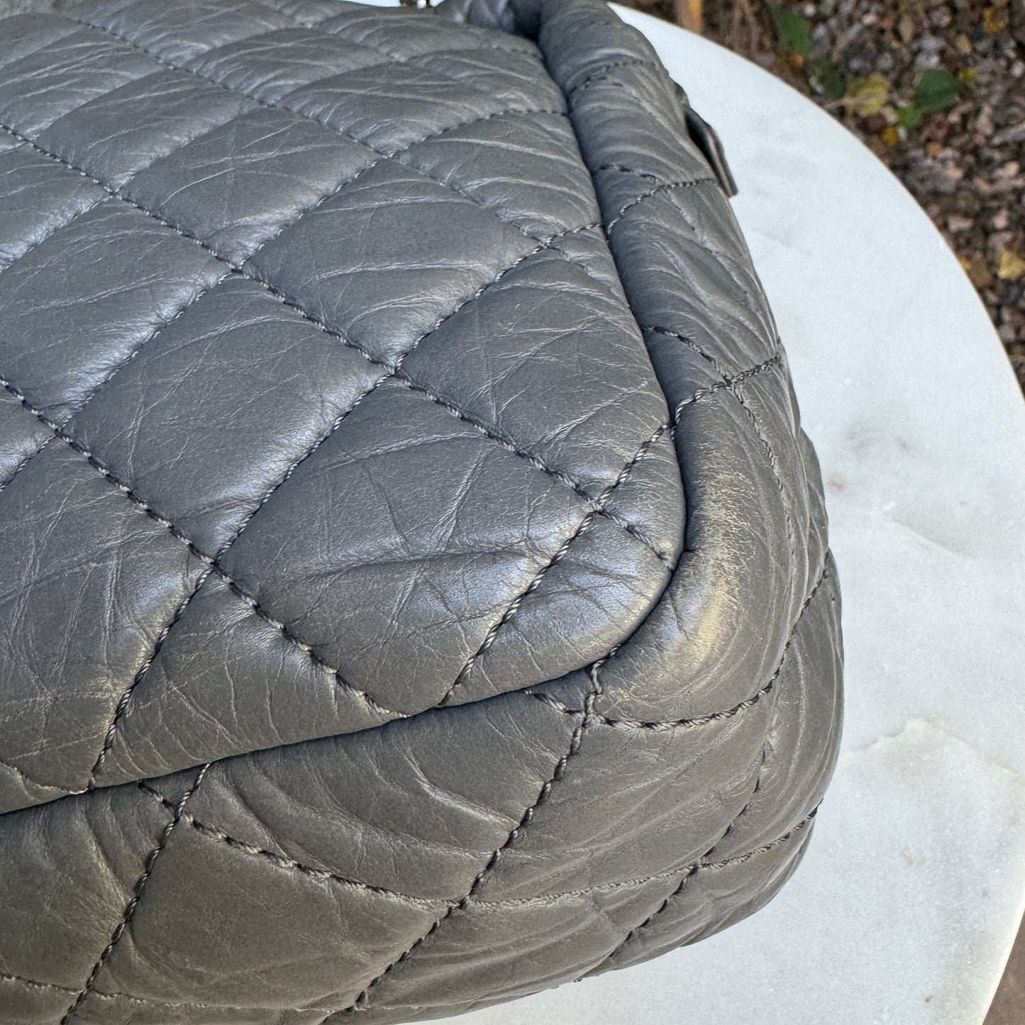 Chanel Quilted Aged Calfskin Large Reissue Camera Bag