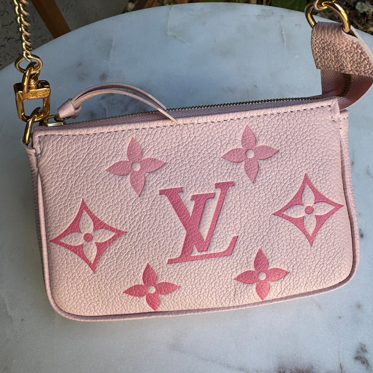 Louis Vuitton By The Pool Monogram Empreinte Giant Mini Pochette Accessoires