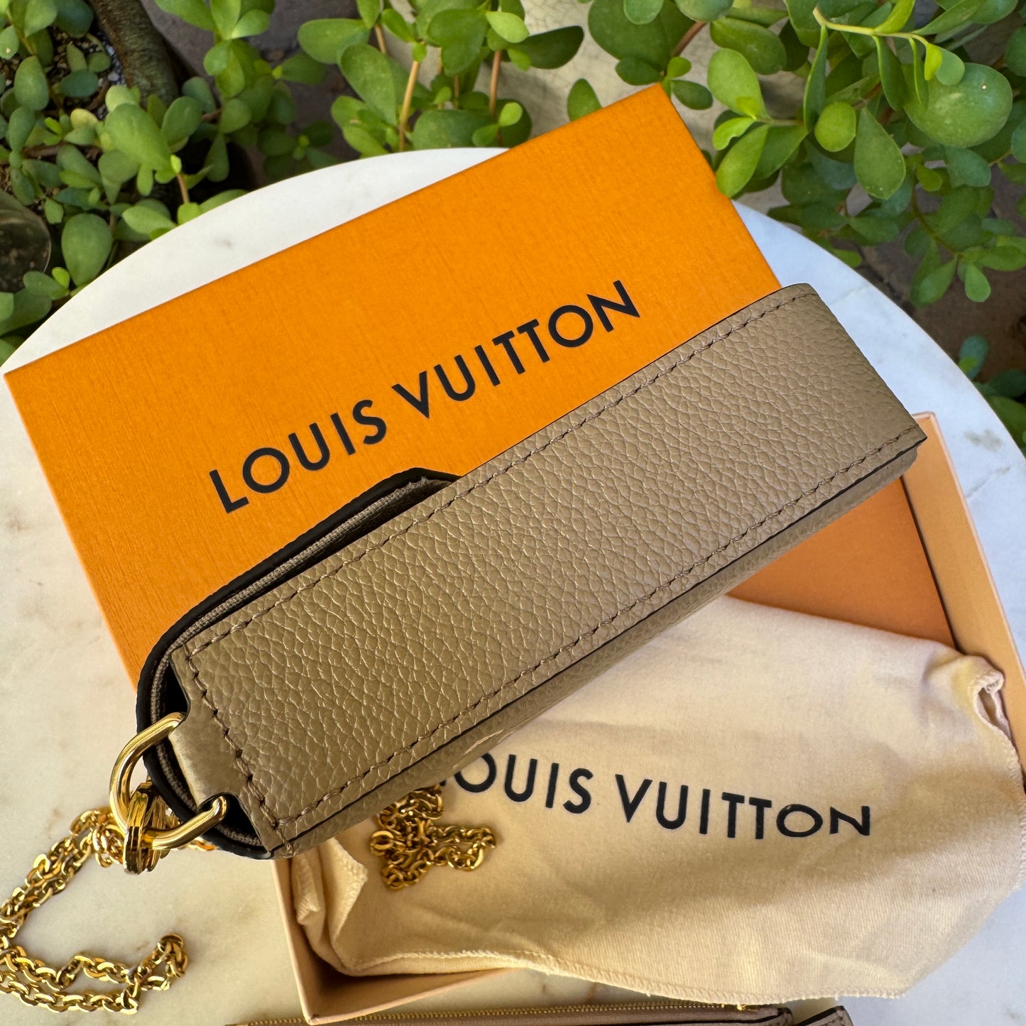 Louis Vuitton Bicolor Monogram Empreinte Pochette Félicie