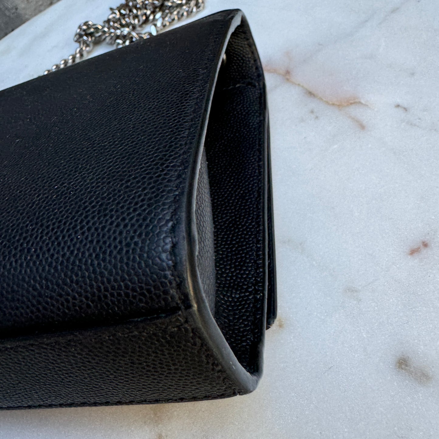 Saint Laurent Kate Grain De Poudre Crossbody