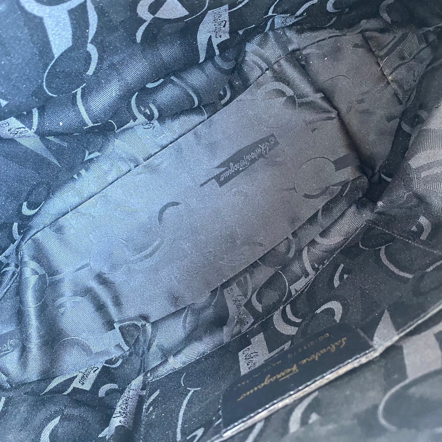 Salvatore Ferragamo Gancini Intrecciato Woven Leather Tote