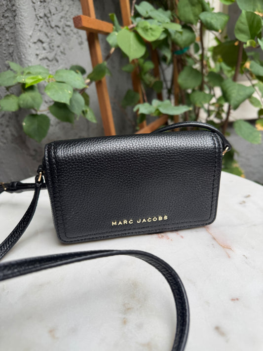 Marc Jacobs Groove Mini Pebbled Leather Flap Crossbody