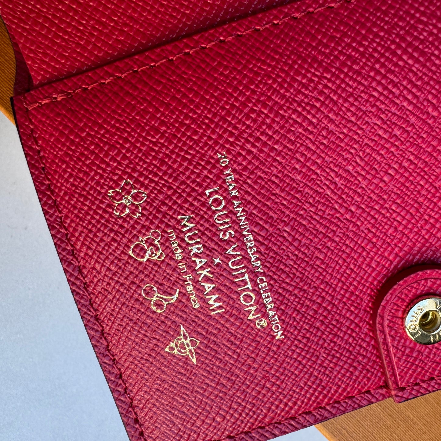 Louis Vuitton x Takashi Murakami Monogram Cerises Lisa Wallet