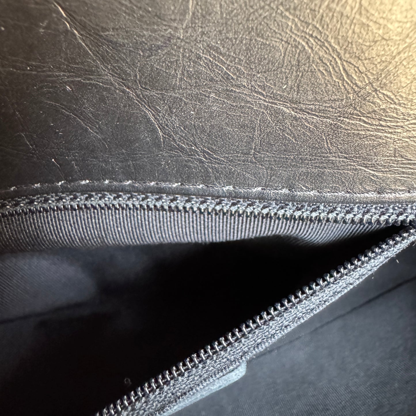 Chanel Calfskin Chevron Quilted Top Handle Flap Crossbody