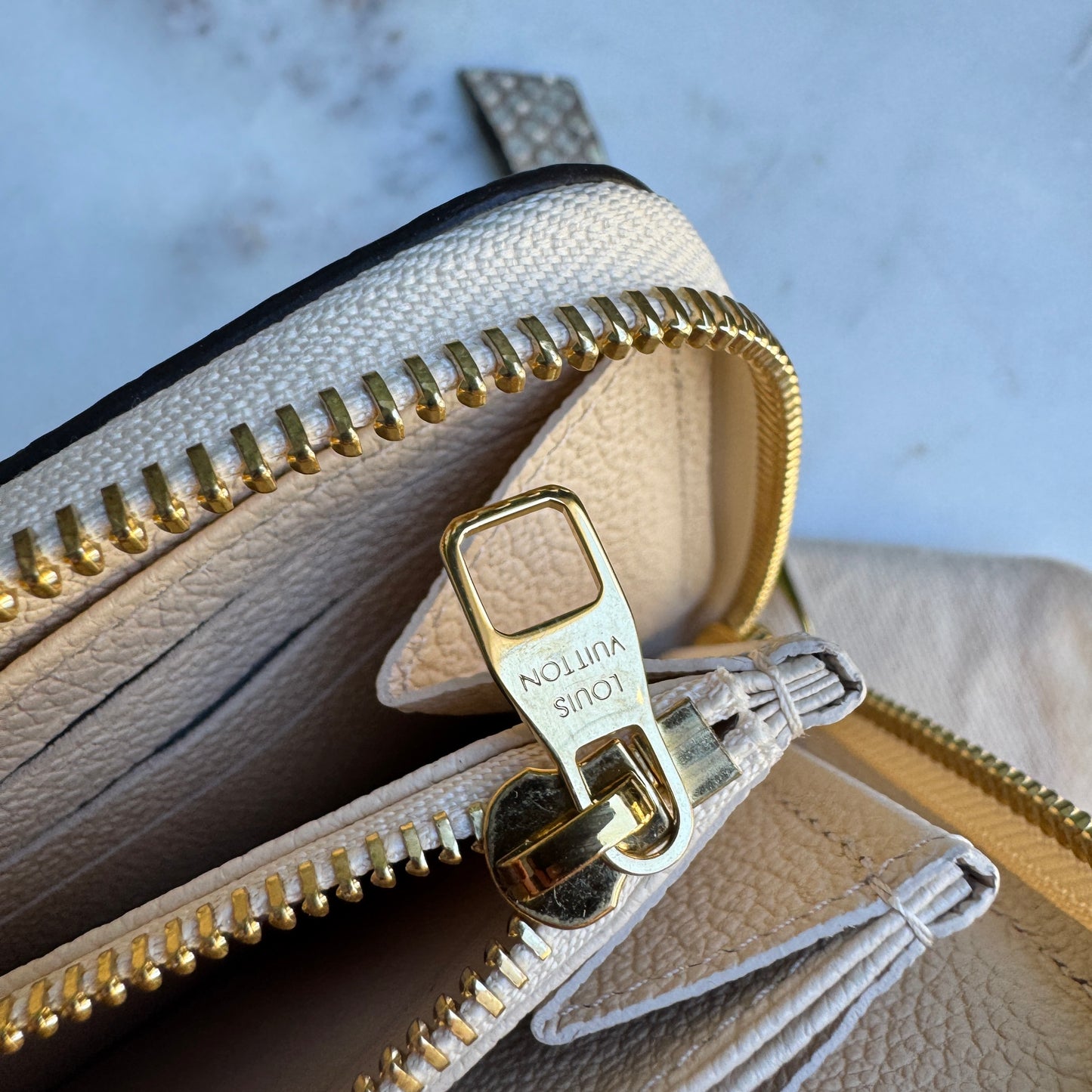 Louis Vuitton Python Empreinte Zippy Wallet