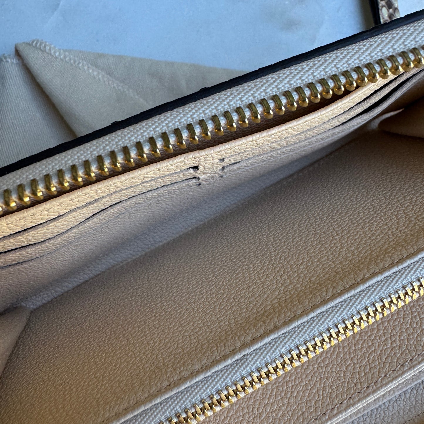 Louis Vuitton Python Empreinte Zippy Wallet