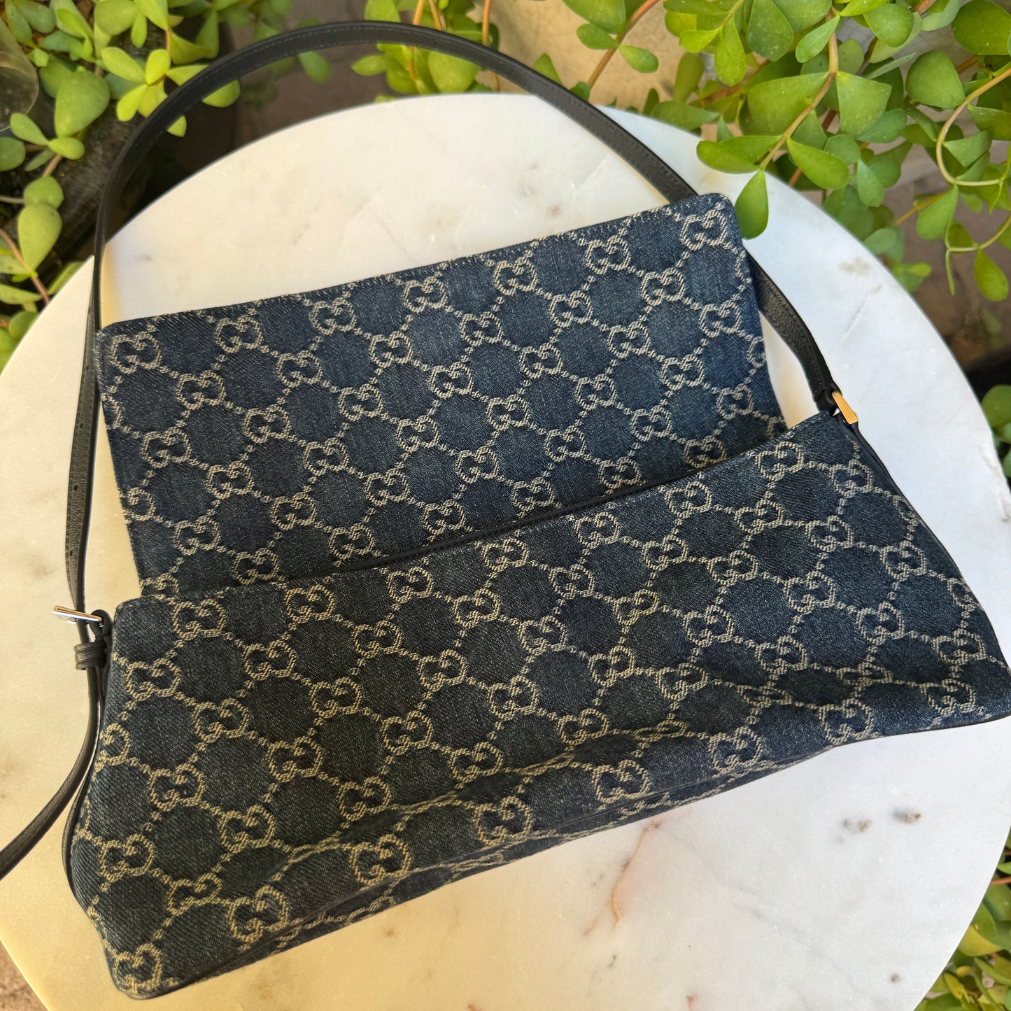 Gucci Madison Medium Denim Shoulder Bag