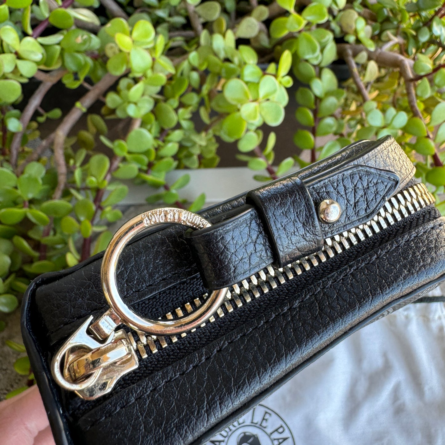 Fauré Le Page Chasse Gardée Wallet on Strap