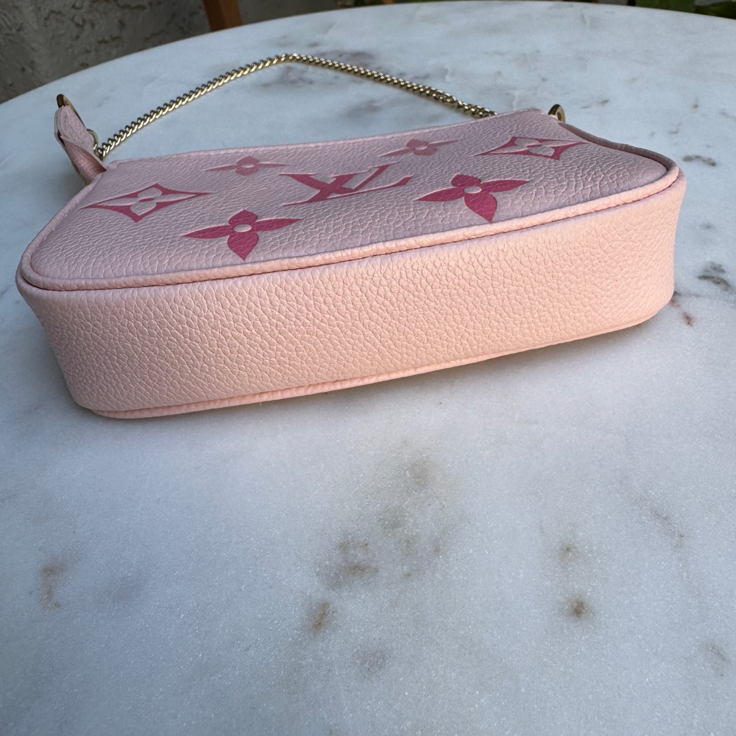 Louis Vuitton By The Pool Monogram Empreinte Giant Mini Pochette Accessoires