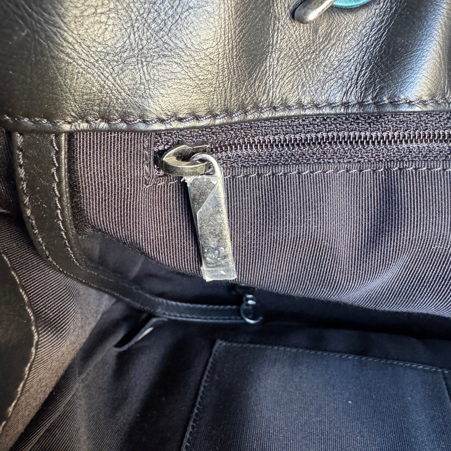 Chanel Calf Leather & Tweed Grand Shopping Secrets Tote