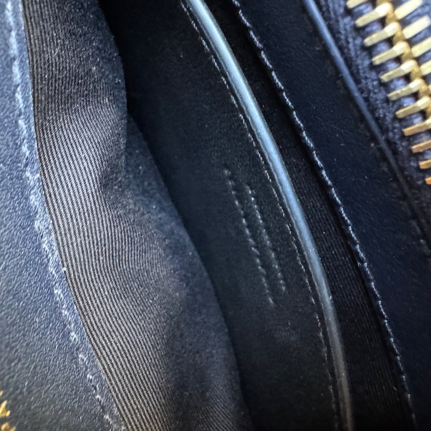 Saint Laurent Small Loulou Striped Chain Crossbody