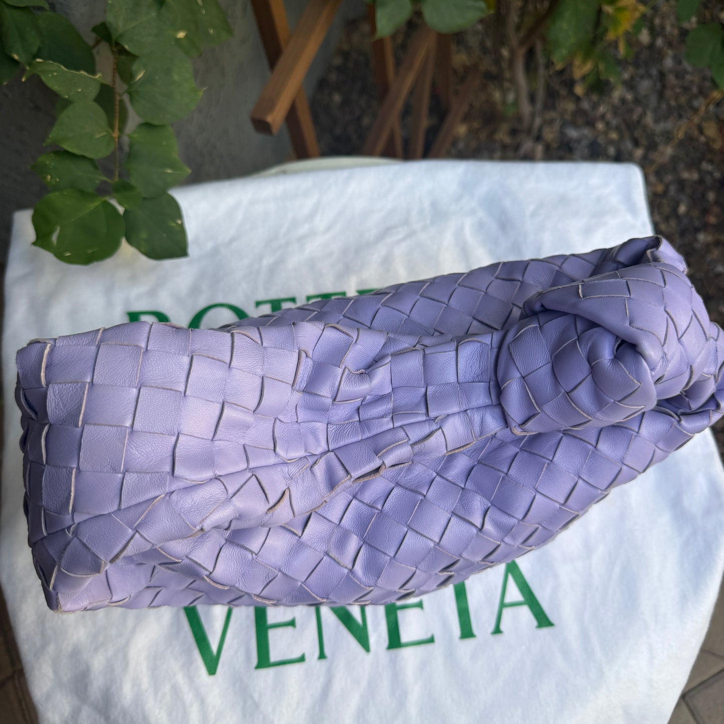Bottega Veneta Intrecciato Woven Nappa Leather Teen Jodie Bag