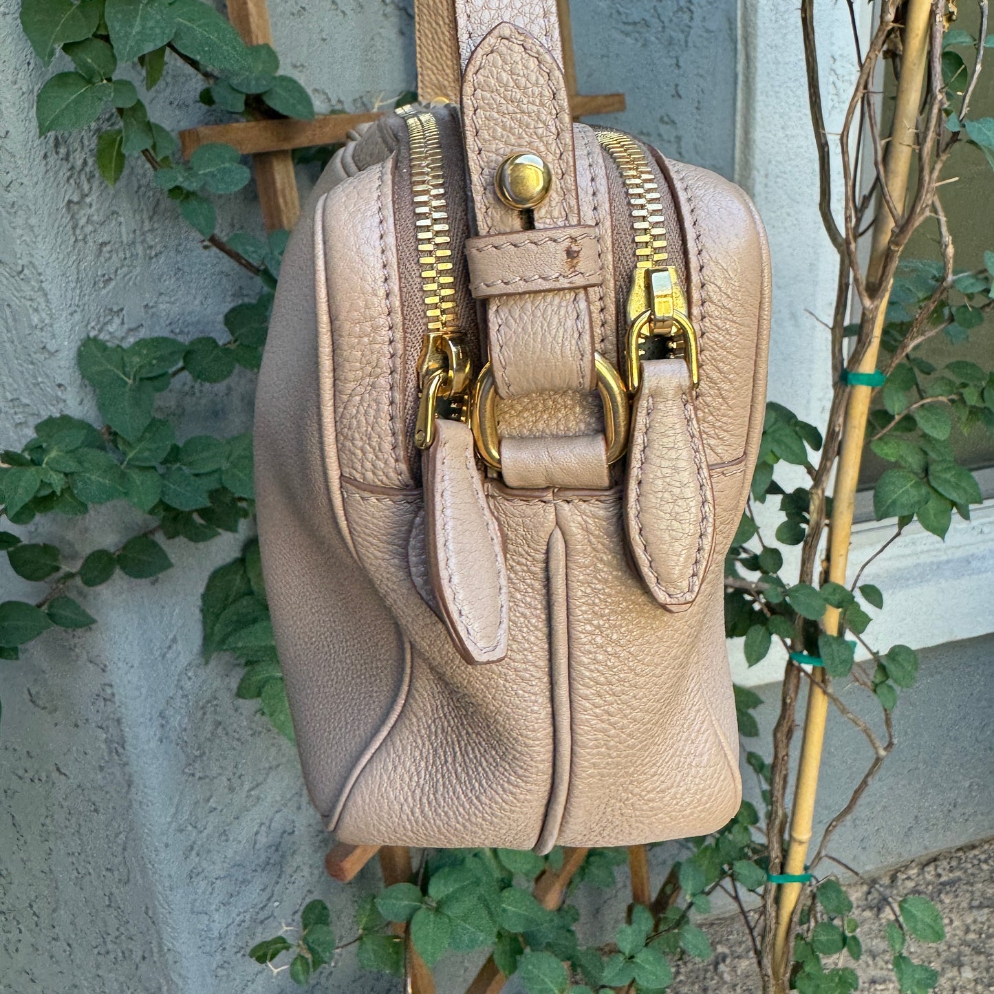 Prada Vitello Phenix Double Zip Camera Bag