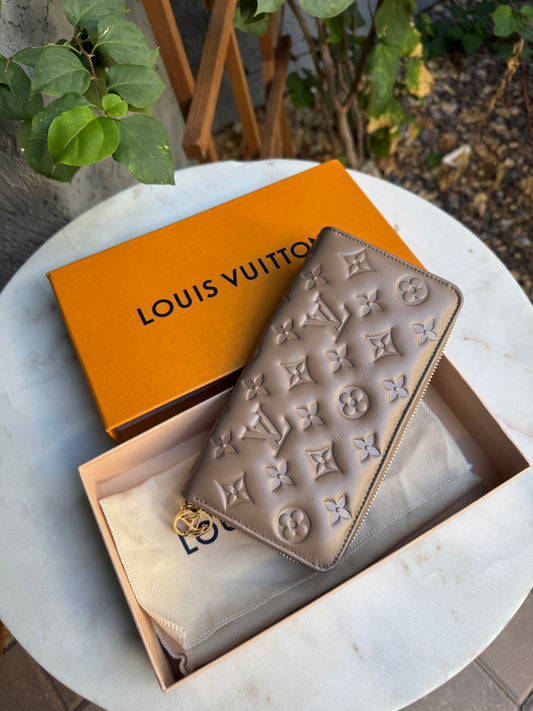 Louis Vuitton Coussin Empreinte Monogram Leather Zippy Wallet