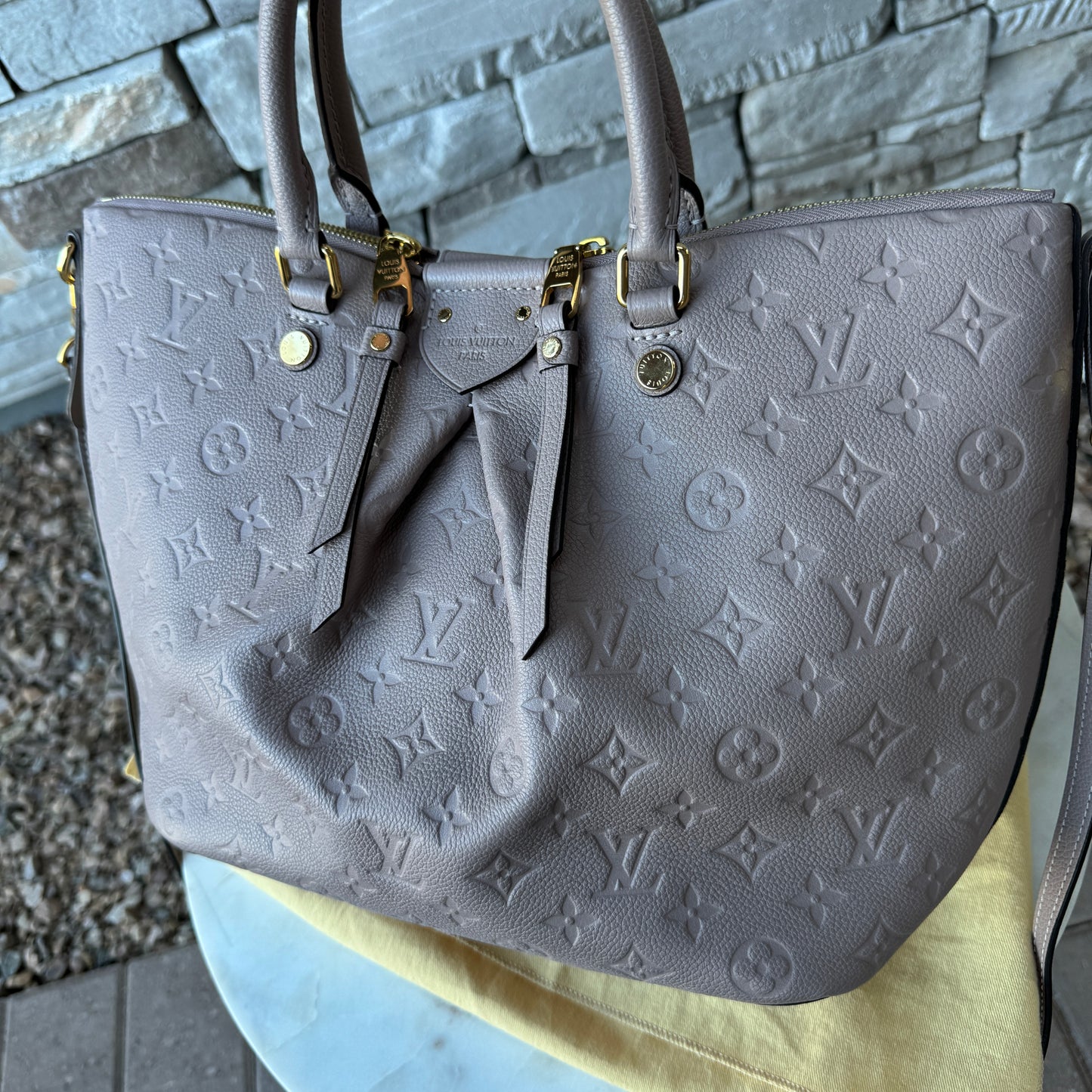 Louis Vuitton Monogram Empreinte Mazarine MM