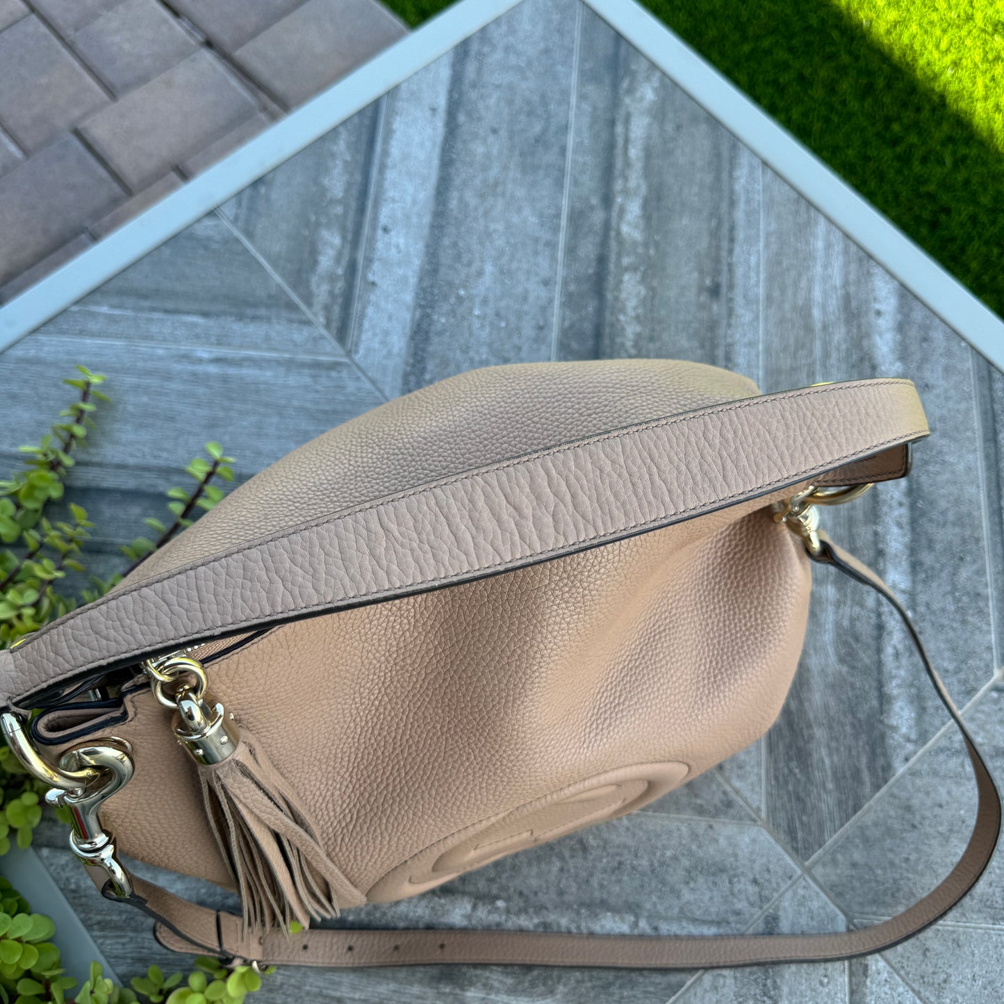 Gucci Leather Large Soho Hobo