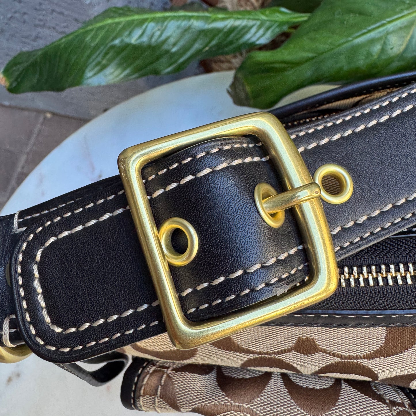 Coach Legacy Signature Shoulder Bag