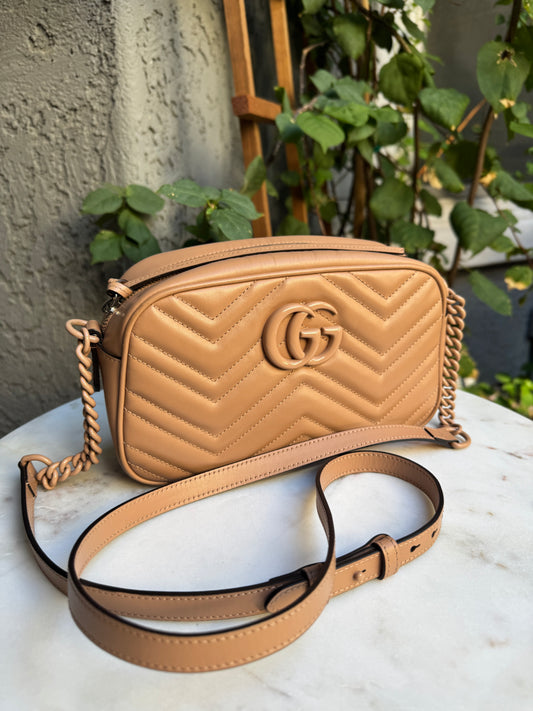 Gucci GG Small Matelassé Marmont Crossbody