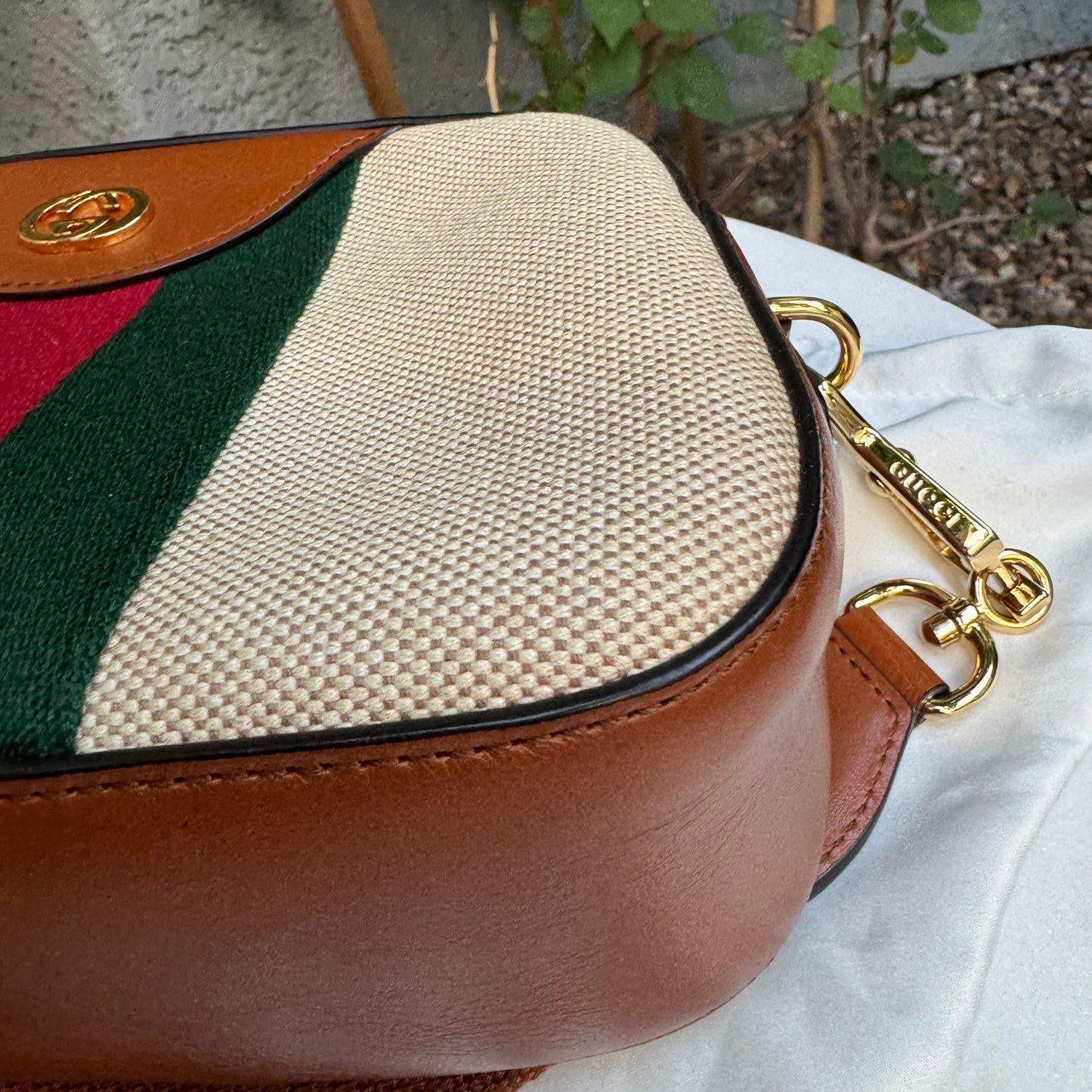Gucci GG Vintage Canvas Crossbody