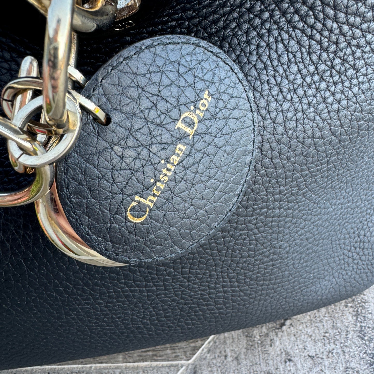 Christian Dior Bullcalf Medium Diorissimo Tote