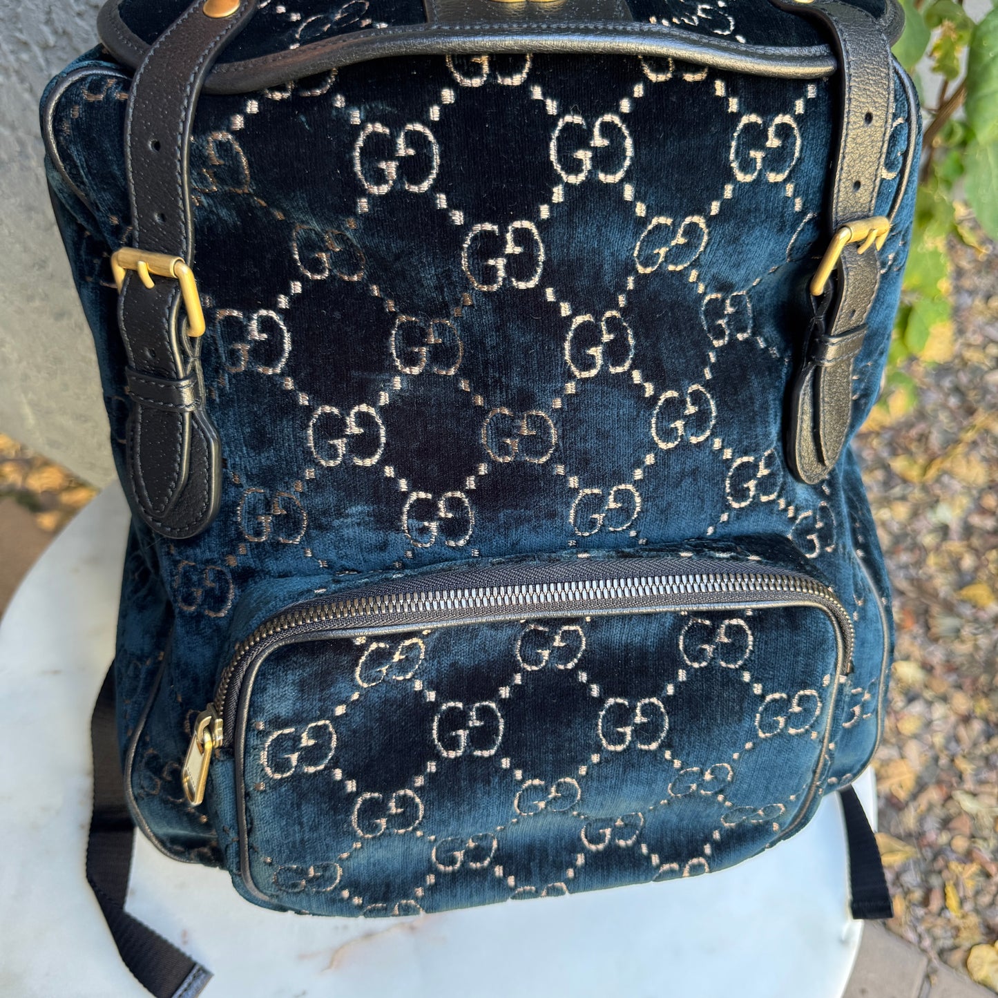Gucci GG Marmont Velvet Backpack