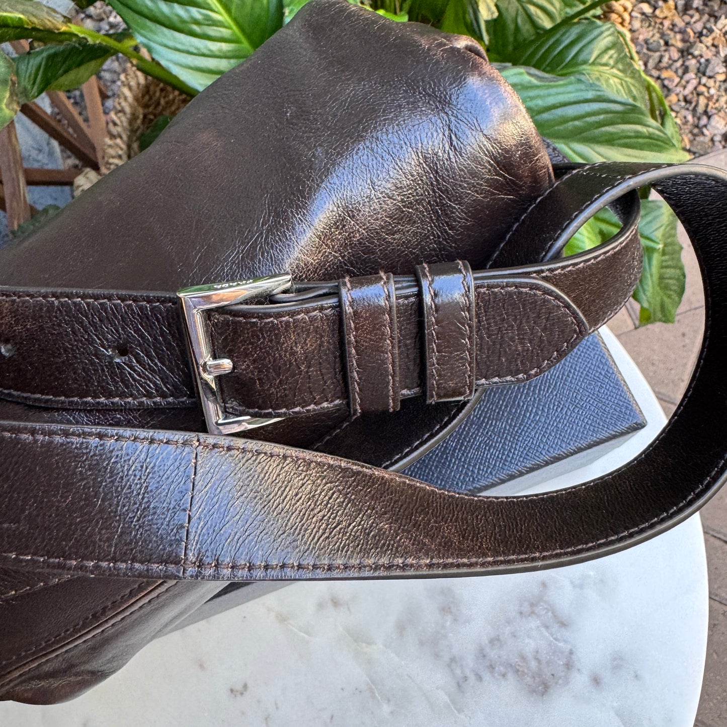 Prada Nappa Leather Shoulder Bag