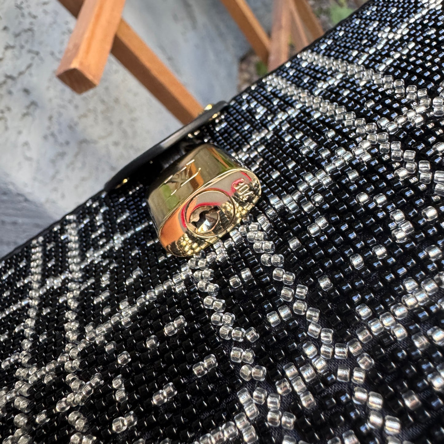 Louis Vuitton Beaded Pochette Tirette Limited Edition Shoulder Bag