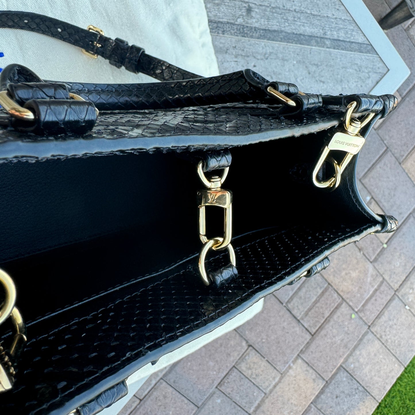 Louis Vuitton Python Onthego PM Crossbody