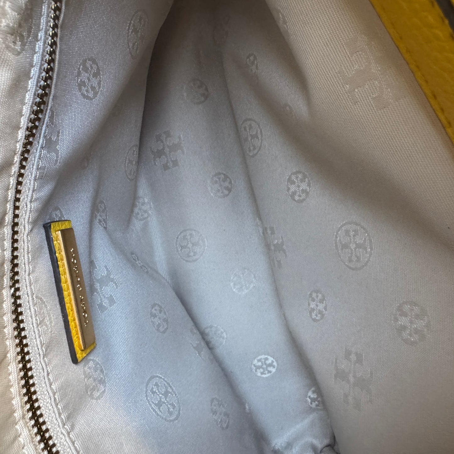 Tory Burch Britten Slouchy Chain Pebbled Leather Shoulder Bag