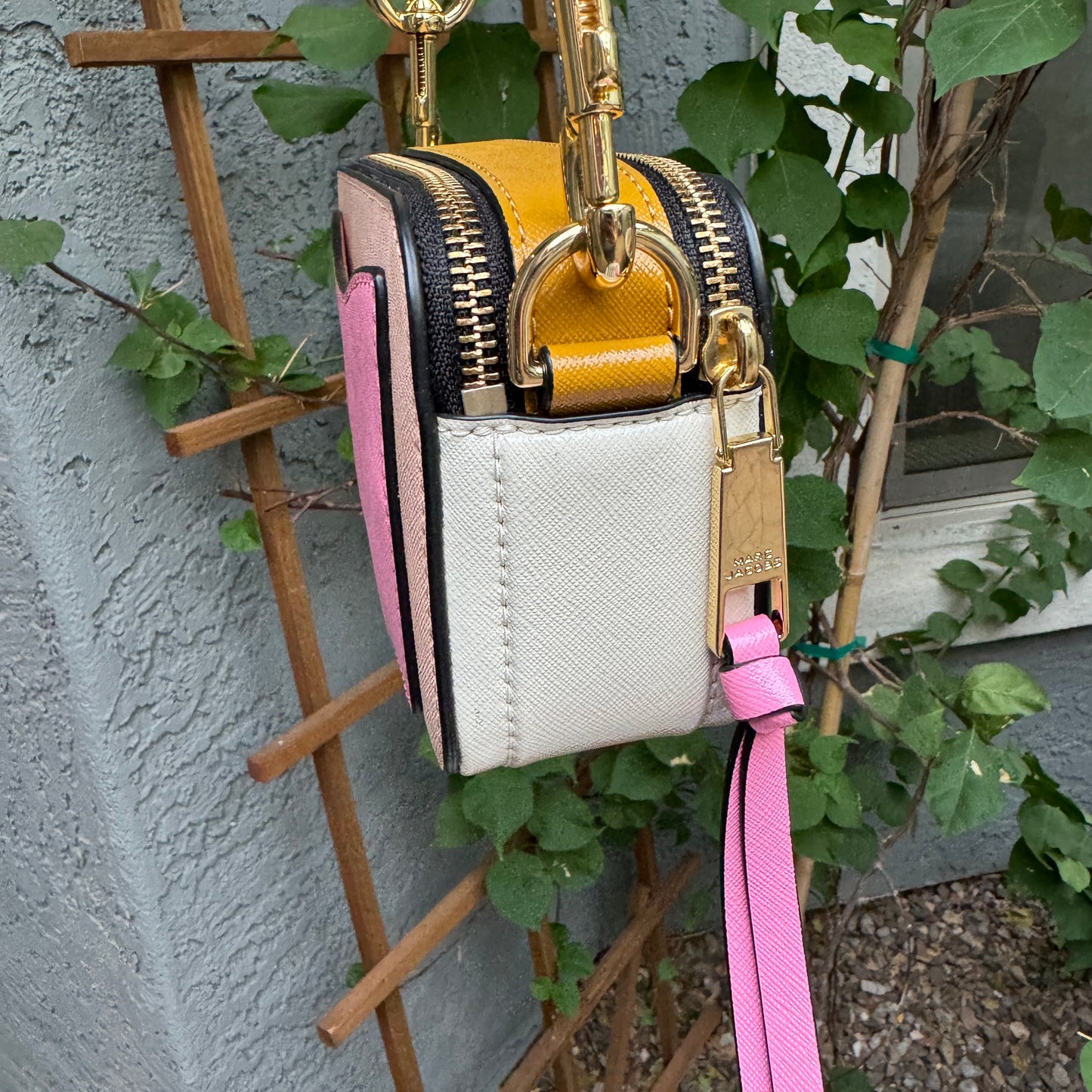 Marc Jacobs Rose Multi Snapshot Crossbody Camera Bag