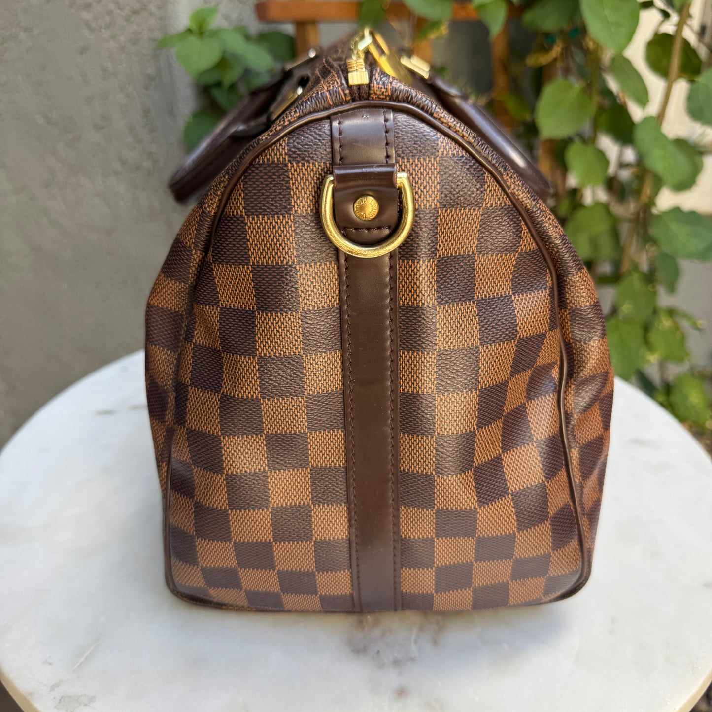 Louis Vuitton Damier Ebene Speedy Bandouliere 35