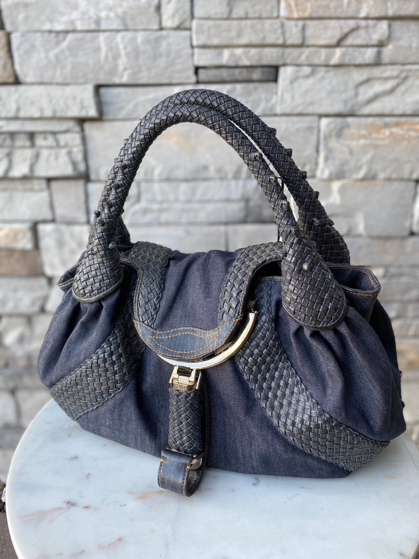 Fendi Denim Spy Bag