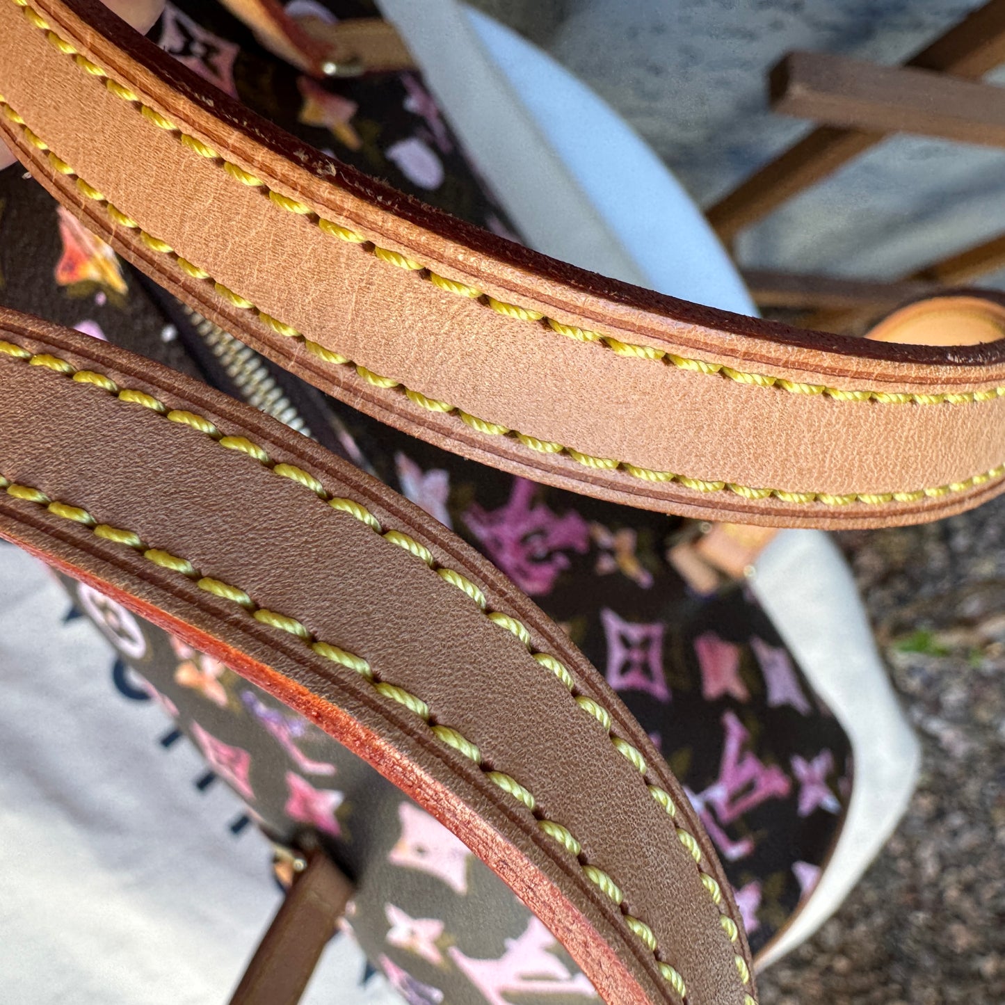 Louis Vuitton Richard Prince Monogram Watercolor Papillon 30 Shoulder Bag