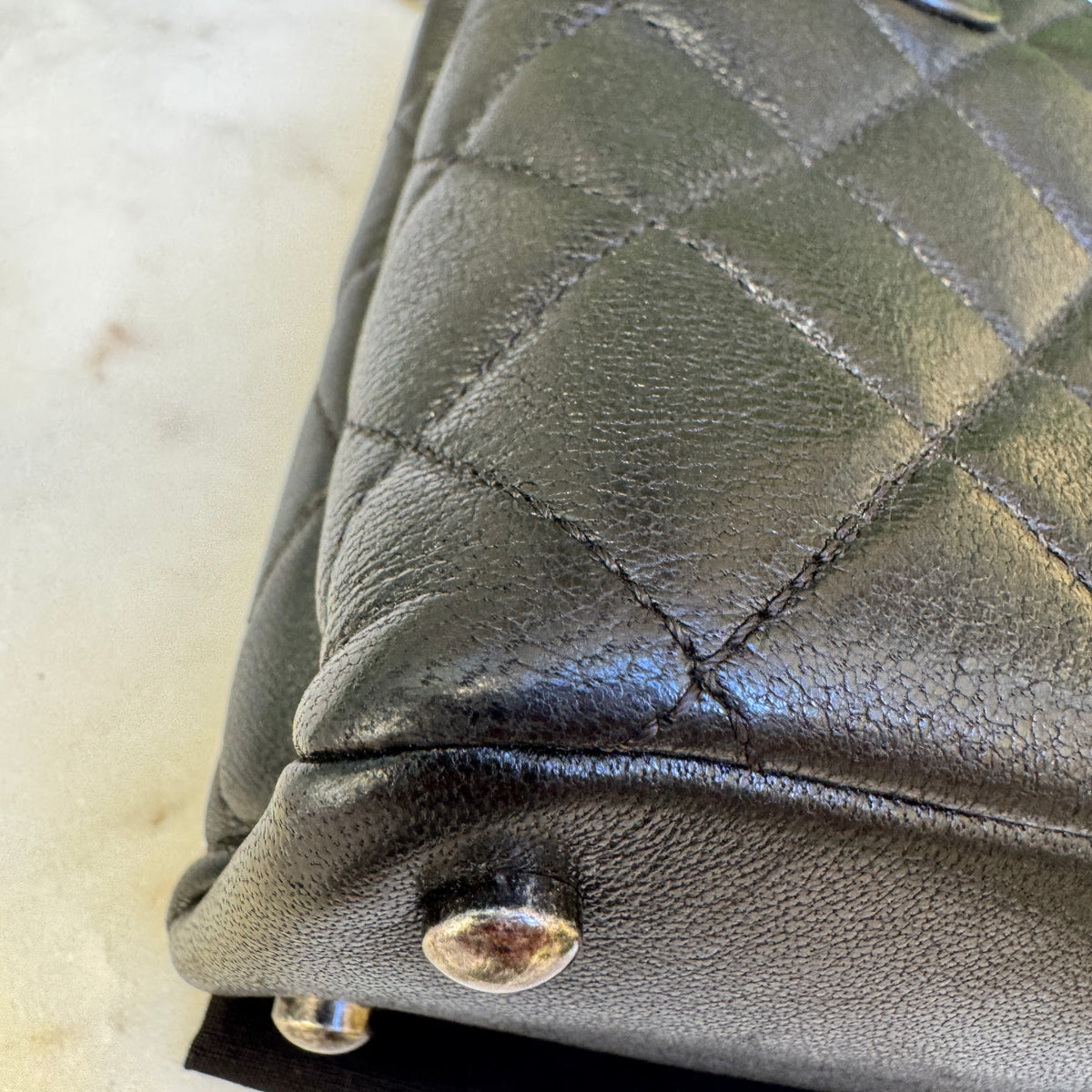 Chanel Quilted Leather Small Boy Tote