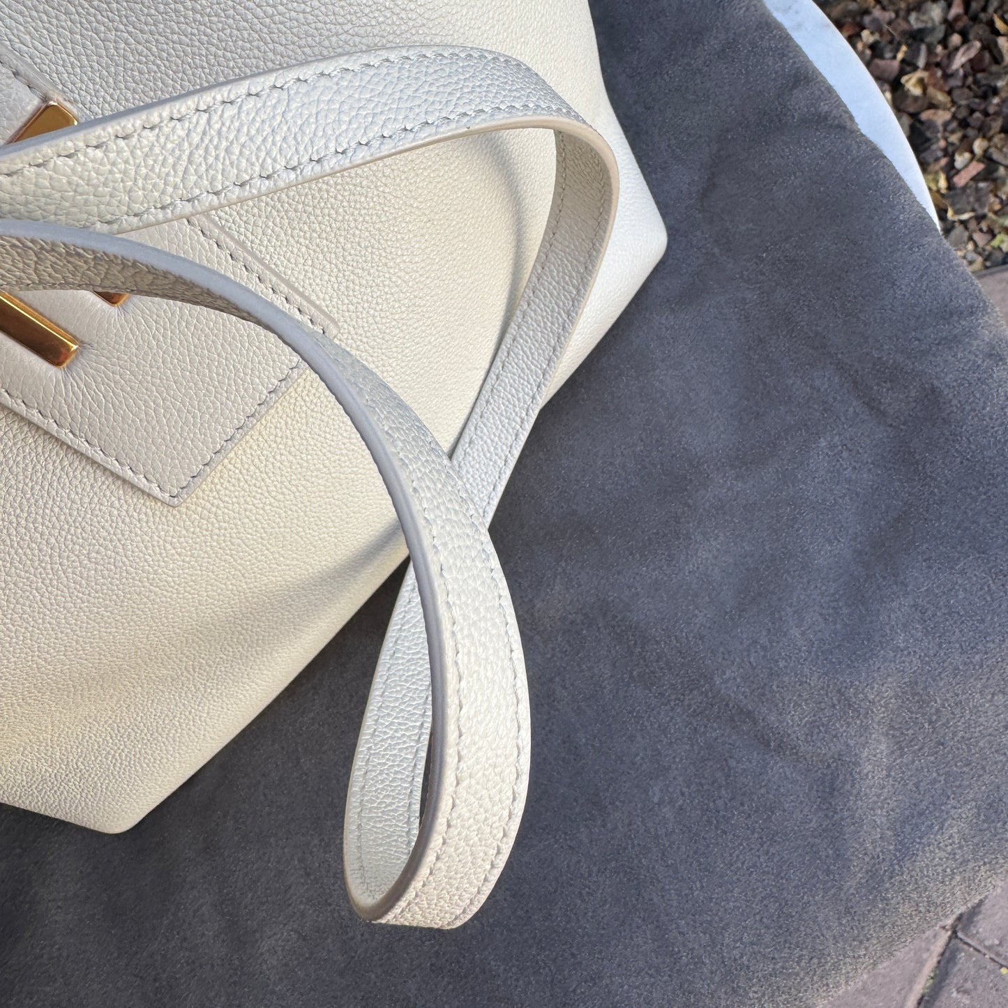 Tom Ford Grained Calfskin Mini TF East West Crossbody Tote