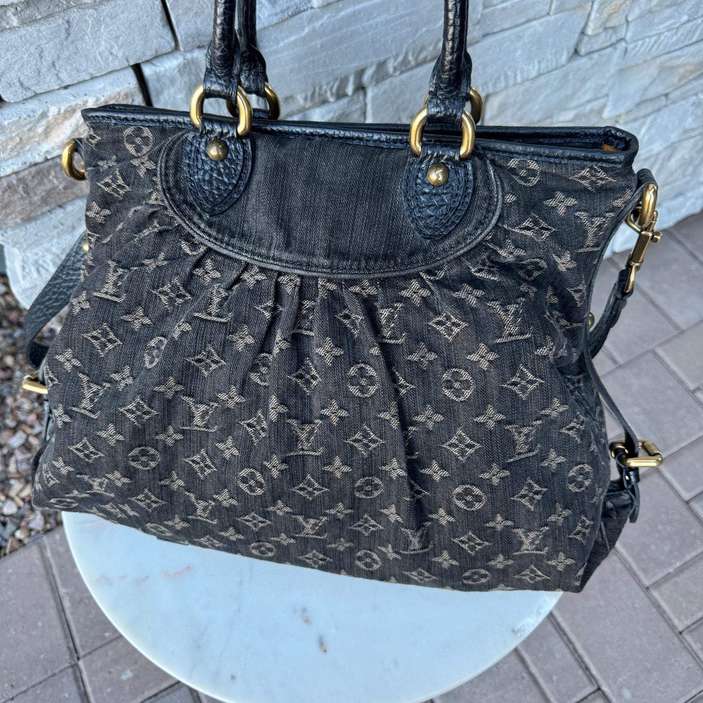 Louis Vuitton Monogram Denim Neo Cabby MM